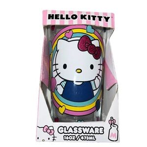 Sanrio Hello Kitty Glassware 16 Oz